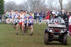 147 Jamaine Coleman (Lancashire) and 178 Matthew Shirling (Merseyside) lead the under-20 mens Inter Counties Cross Country, Cofton Park, Birmingham. Photo: David T. Hewitson/Sports for All Pics